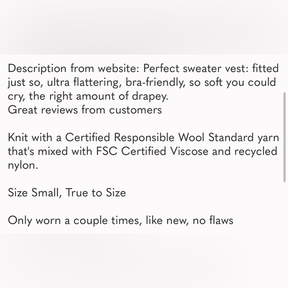 AYR 90s Sweater Vest - Picture 7 of 7